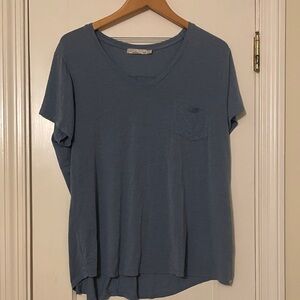 Prana Slate V-Neck Short Sleeve Tee